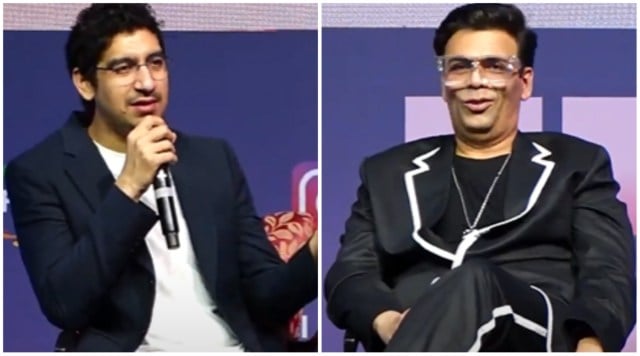 Karan Johar and Ayan Mukerji appeared for an event at FICCI.