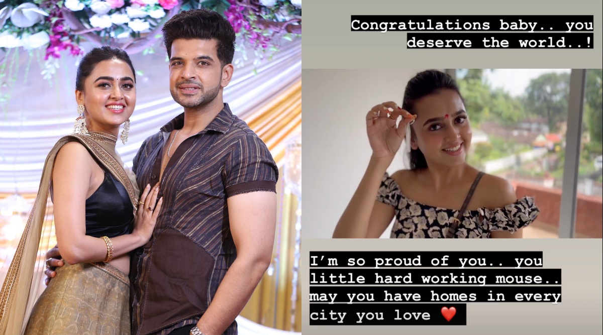 Karan Kundrra cheers for his ‘mouse’ Tejasswi Prakash as she buys new