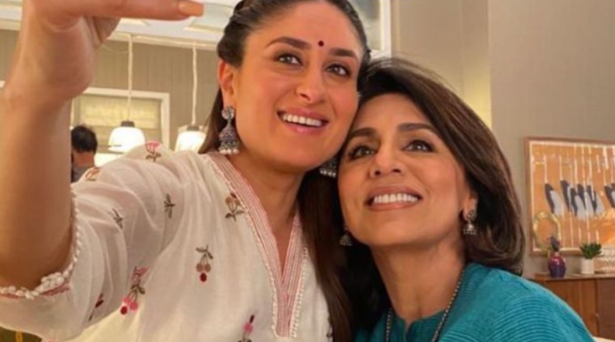 Kareena Kapoor, Neetu Kapoor share screen space for the first time: 'When  you shoot with familyâ€¦' | Entertainment News,The Indian Express