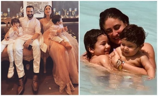 kareena with her kids