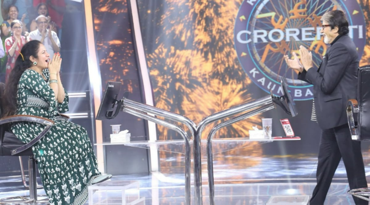 KBC 14 crorepati Kavita Chawla returned from the show empty-handed earlier: 'Amitabh Bachchan saw me crying and said…' | Entertainment News,The Indian Express