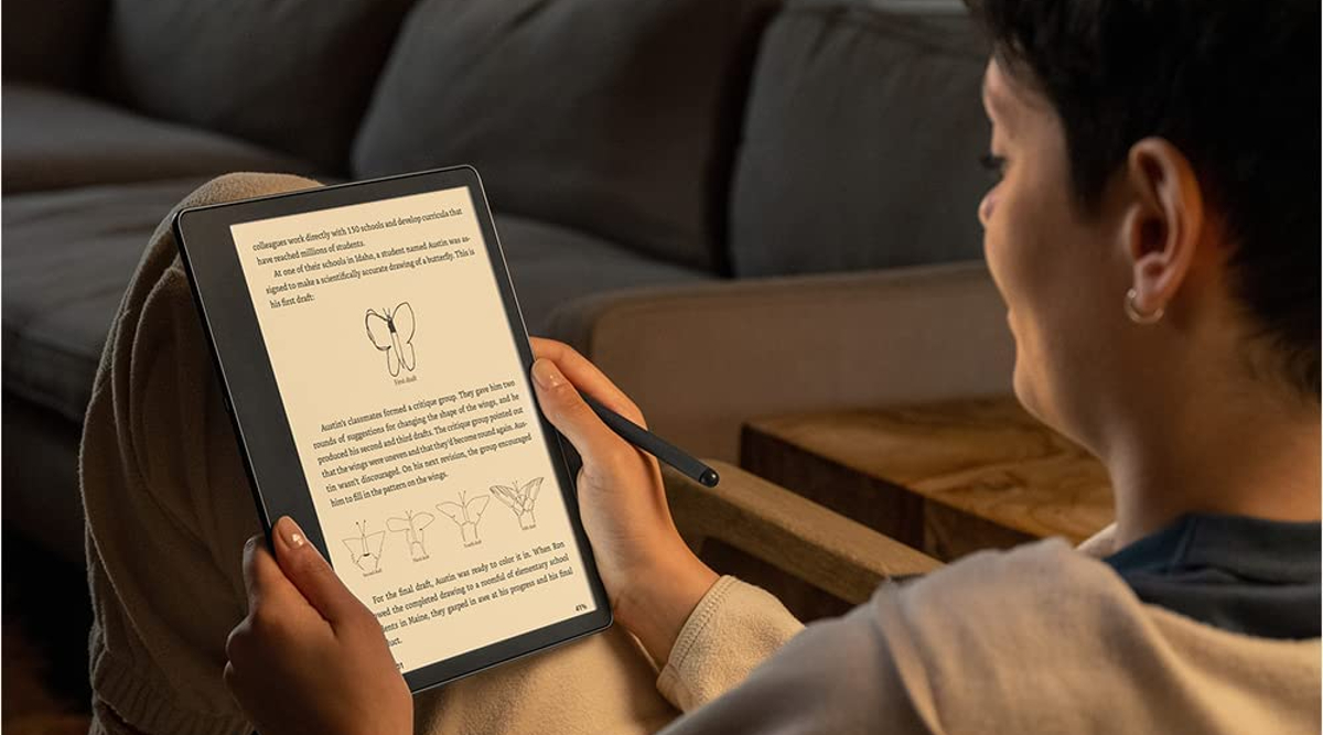 Kindle Scribe large eReader works with a pen that actually