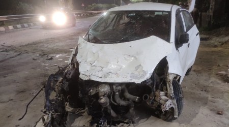 “They were returning from a family function in Tibba Colony and going home. The bodies have been kept at Civil Hospital for autopsy and the lone survivor Priya is admitted at CMCH,” Assistant Sub-Inspector Dalveer Singh, in charge of Jeevan Nagar police post, said. (Express photo)