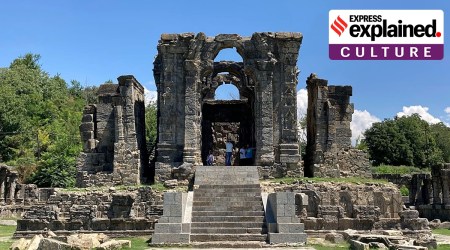 Martand temple, Martand temple Kashmir, Martand temple UPSC, indian express