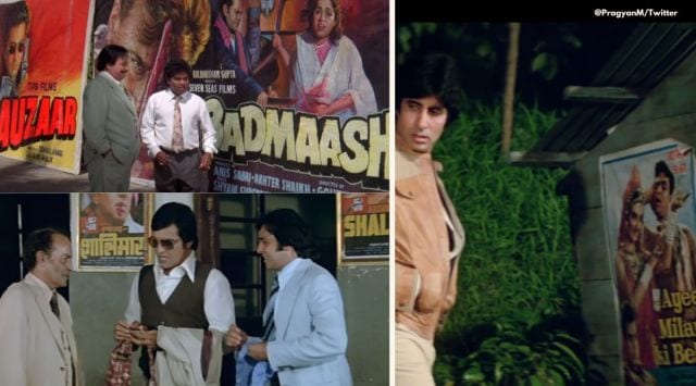 Bollywood posters, Bollywood movies featuring posters from other movies, Interesting cinema tweets, Viral Twitter thread, Pragyan Mohanty Twitter thread, Indian Express