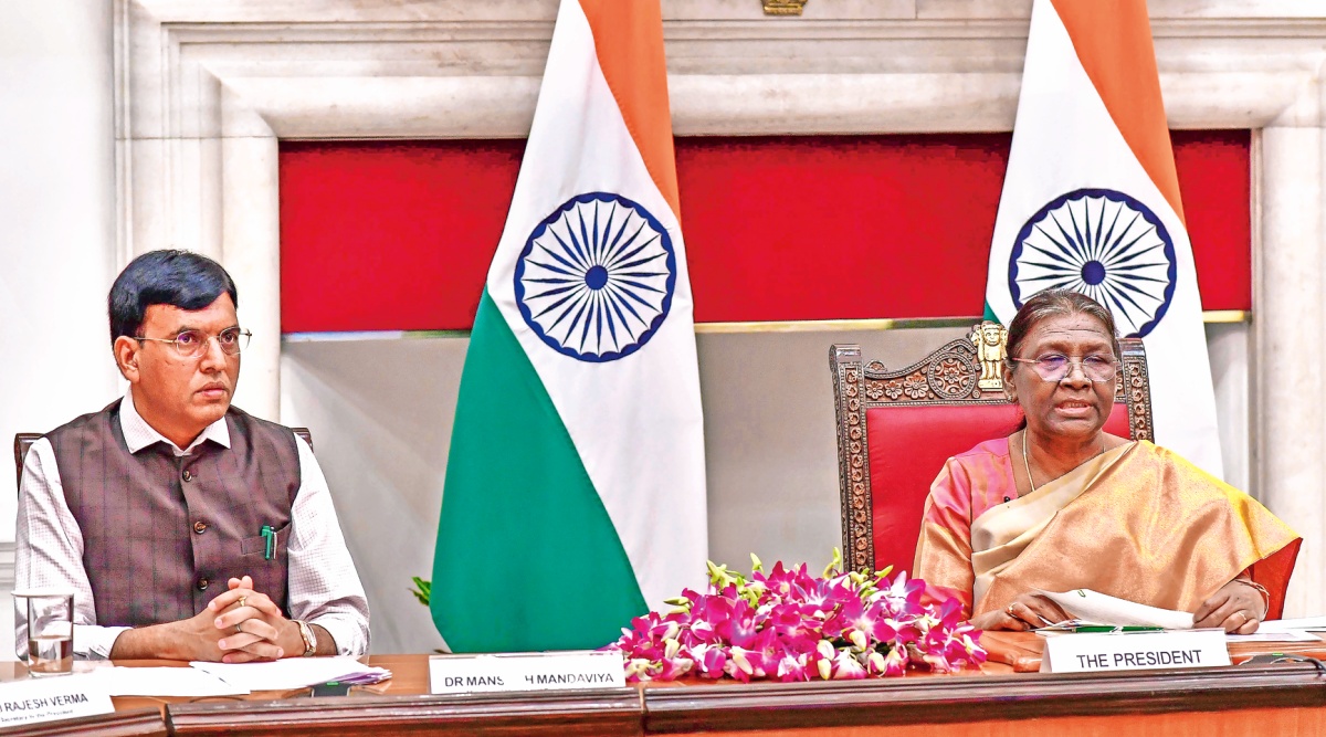 Pradhan Mantri TB-Mukt Bharat Abhiyaan, Droupadi Murmu, Tuberculosis, tuberculosis cases, Indian Express, India news, current affairs, Indian Express News Service, Express News Service, Express News, Indian Express India News