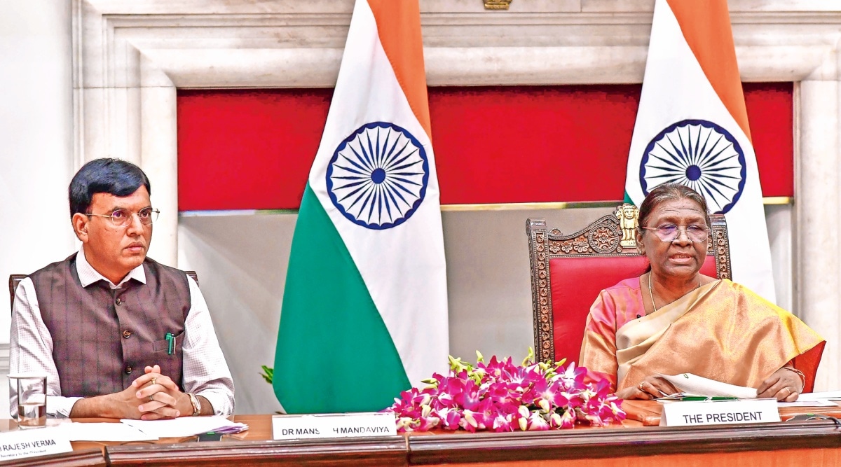 Pradhan Mantri TB-Mukt Bharat Abhiyaan, Droupadi Murmu, Tuberculosis, tuberculosis cases, Indian Express, India news, current affairs, Indian Express News Service, Express News Service, Express News, Indian Express India News