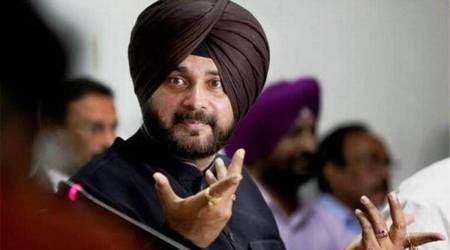 Sidhu, who is currently lodged at Patiala Central jail, was summoned by the trial court of chief judicial magistrate Sumit Makkar as a witness in the case against Ashu because it was during his tenure as local bodies minister that Ashu had allegedly issued threats on phone to Sekhon who was investigating the CLU scam of Ludhiana. (File)