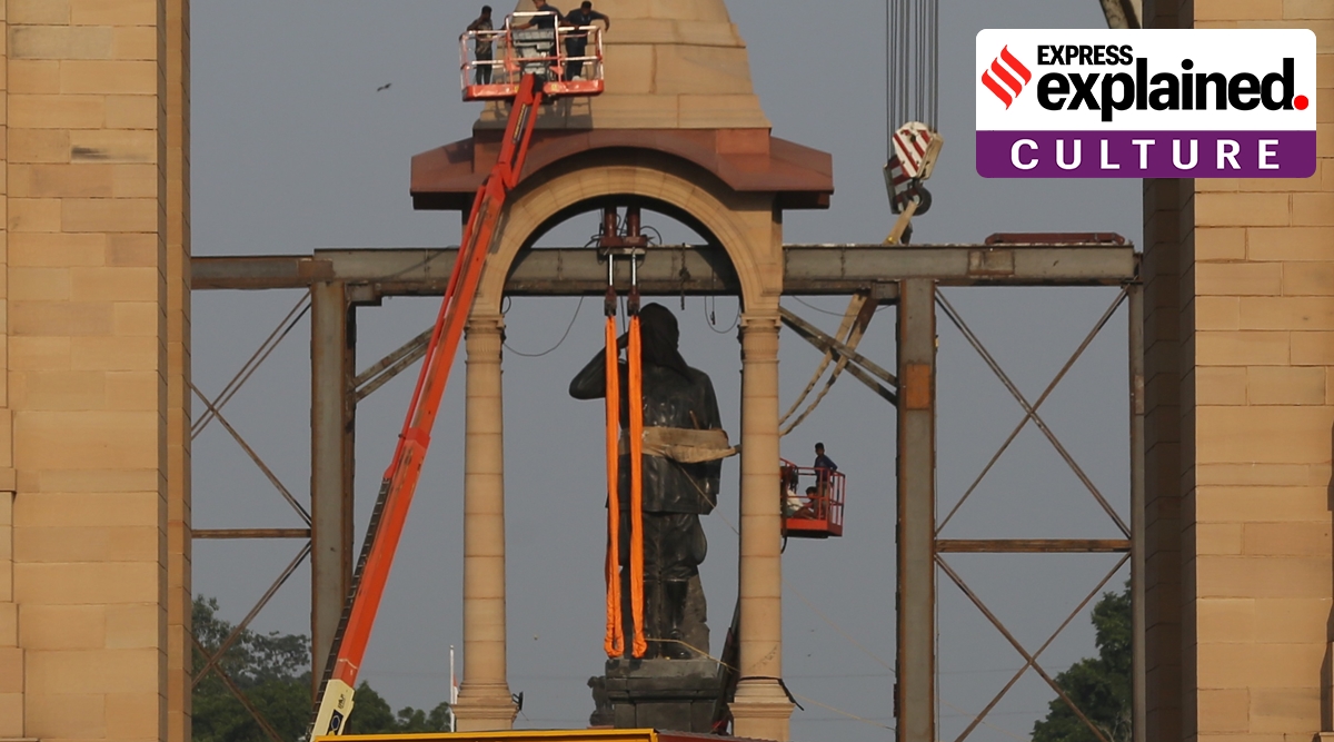India Gate Xxx Video - The history of the Grand Canopy at India Gate â€” and all about the statue of  Netaji Bose that was unveiled there | Explained News,The Indian Express