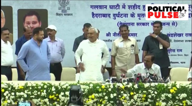 The press meeting itself was an after-thought, at the end of a day in which Nitish, lately emerged from the BJP's shadow, courted KCR, who has been on the move seeking a national profile. (File/Sourced)