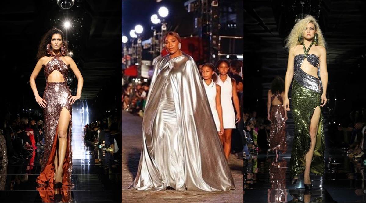 Serena Williams' Silver Dress On Runway At Vogue Show: NYFW Photos