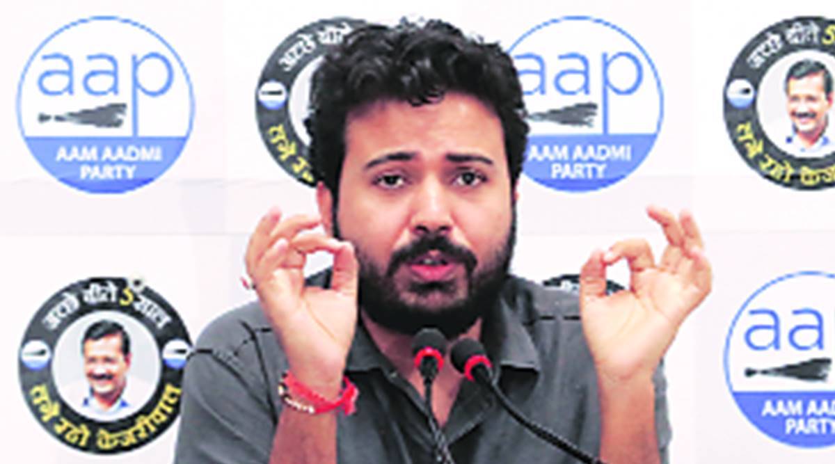 Durgesh Pathak, who is currently an MLA from Rajinder Nagar, has been associated with the AAP since its formation at Delhi’s Ramlila ground in 2012. He won the Rajinder Nagar bypoll three months ago. (File)