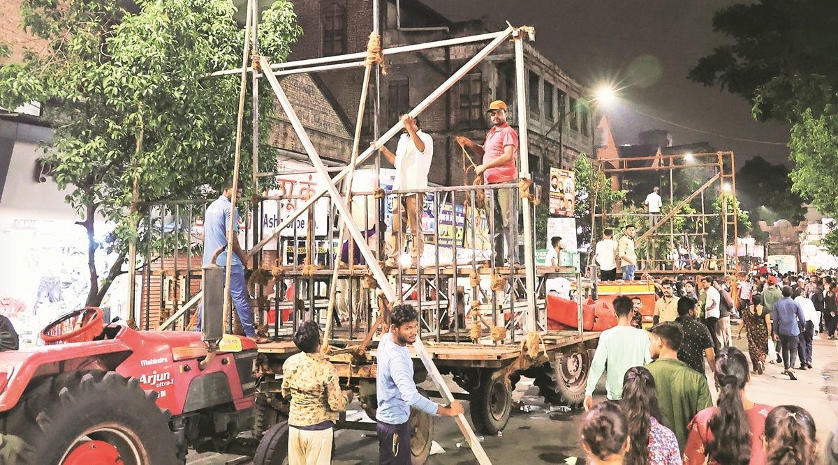 Ganesh visarjan, Ganesh immersion, Ganesha immersion procession, Idol immersion, Pune news, Pune city news, Pune, Maharashtra, Maharashtra government, India news, Indian Express News Service, Express News Service, Express News, Indian Express India News