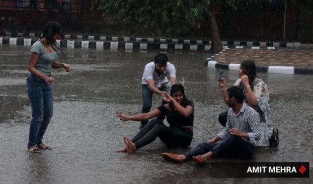delhi rain, indian express