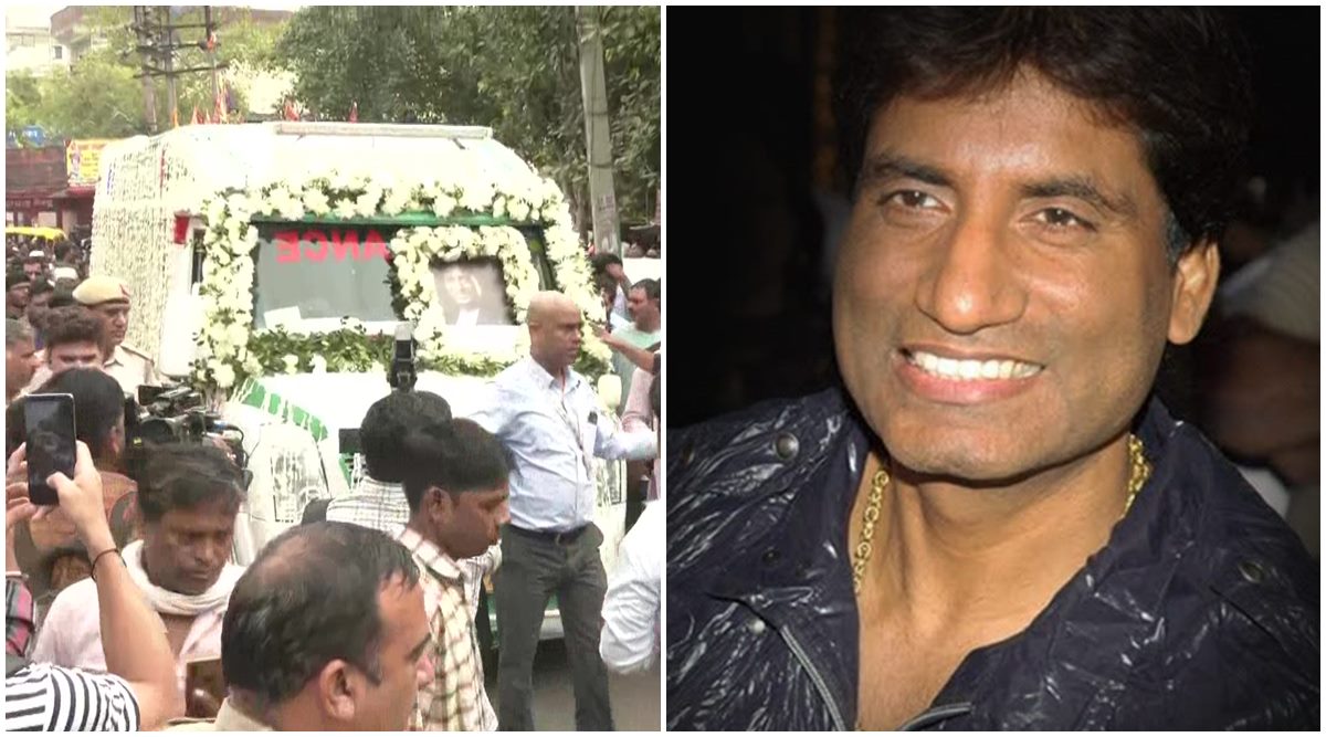 Raju Srivastava funeral Live Updates laid to rest राजू श्रीवास्तव का अंतिम  संस्कार लाइव अपडेट