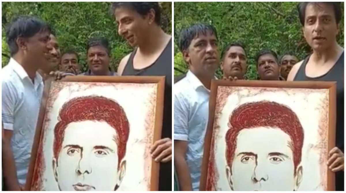 हिले हुए सोनू सूद को रक्त से बनी अपनी एक तस्वीर मिली, प्रशंसकों से रक्तदान करने का आग्रह किया।  वीडियो देखो