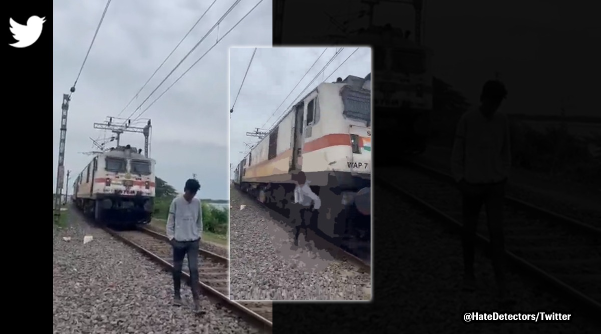 Watch video: Train hits Telangana teen recording Instagram reels beside  railway track | Trending News,The Indian Express