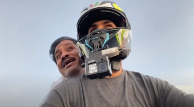 YouTuber and motorist T T F Vasan speeding in Tamil Nadu’s Coimbatore city roads (Screen grab-YouTube video)