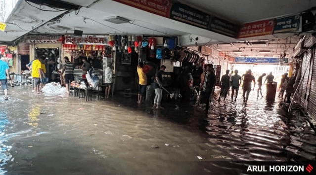 On the other hand, Opposition NCP accused the BJP of corruption in cleaning of storm water drainage in the city.(Express Photo by Arul Horizon)