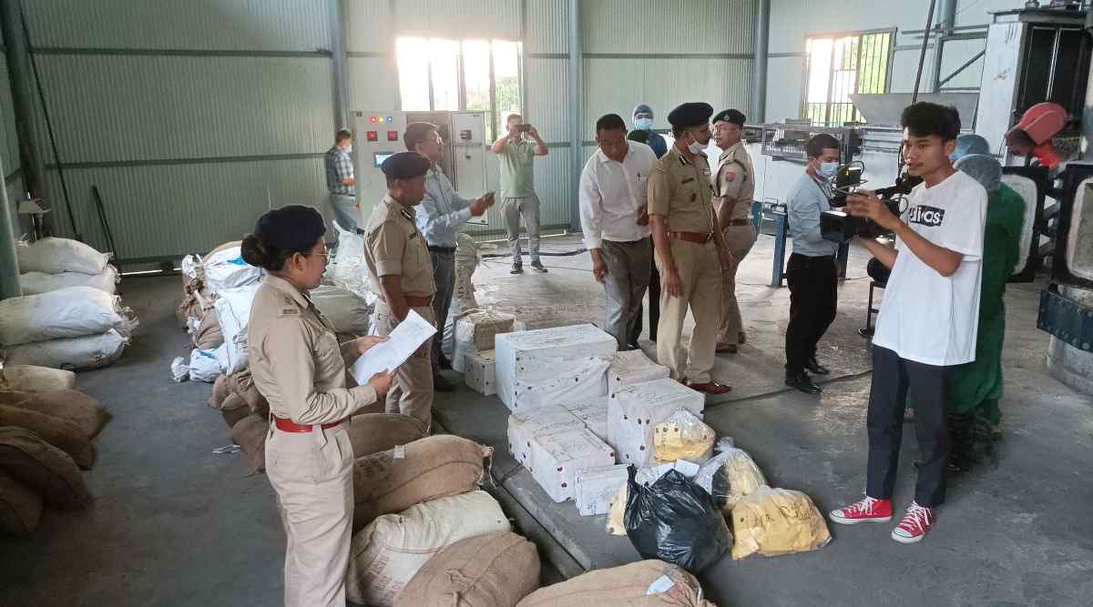 Manipur: Narcotic police dispose of 1.7k kg contraband drugs | North ...