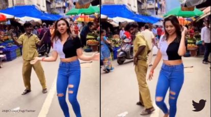 Cute and hilarious': Man steals the show as influencer grooves to 'Dilbar'  on street | Trending News,The Indian Express