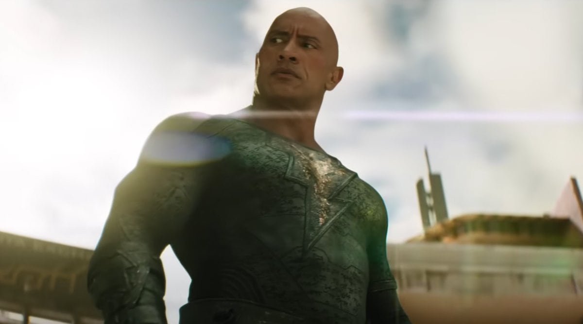 A still from Black Adam trailer