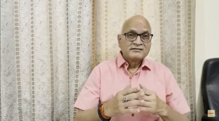 AIPEF chairman Shailendra Dubey. (YT/Screengrab/
AllIndia Forum)