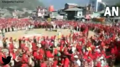 International Kullu Dussehra festival, Kullu Dussehra, dusshera, women perform folk dance, indian express