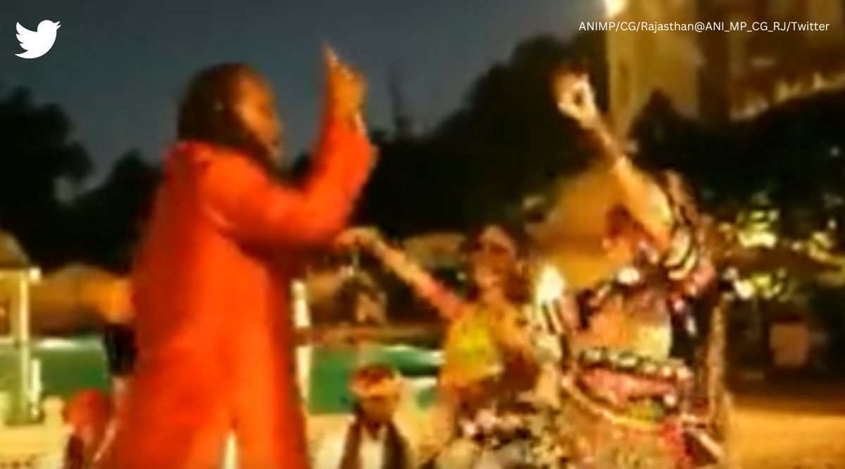 Chris Gayle garba moves, garba, jodhpur, navratri, indian express