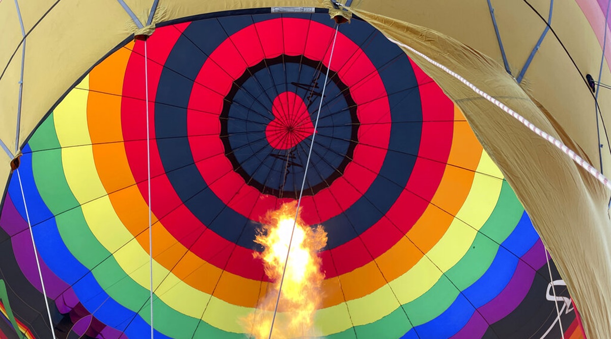 annual hot air balloon festival, hot air balloon festival, hot air balloon, tourists hot air balloon festival, hot air balloon festival in the US, Albuquerque International Balloon Fiesta, indian express news