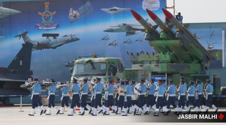 IAF holds full dress rehearsal ahead of Air Force Day, Wester Air Command...