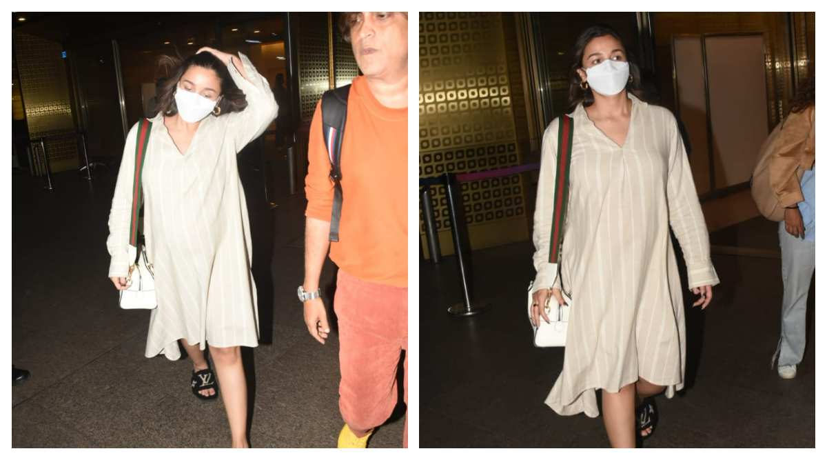 Alia Bhatt chooses comfort as she returns from Singapore after ...