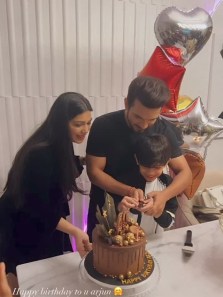 Arjun Bijlani celebrates birthday with Mouni Roy, Ankita Lokhande