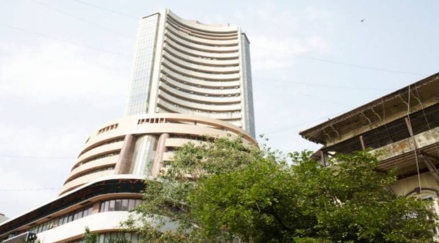 
Shares of Maruti climbed nearly 5 per cent after the company announced its earnings. Bombay stock Exchange building. (Express archive photo)