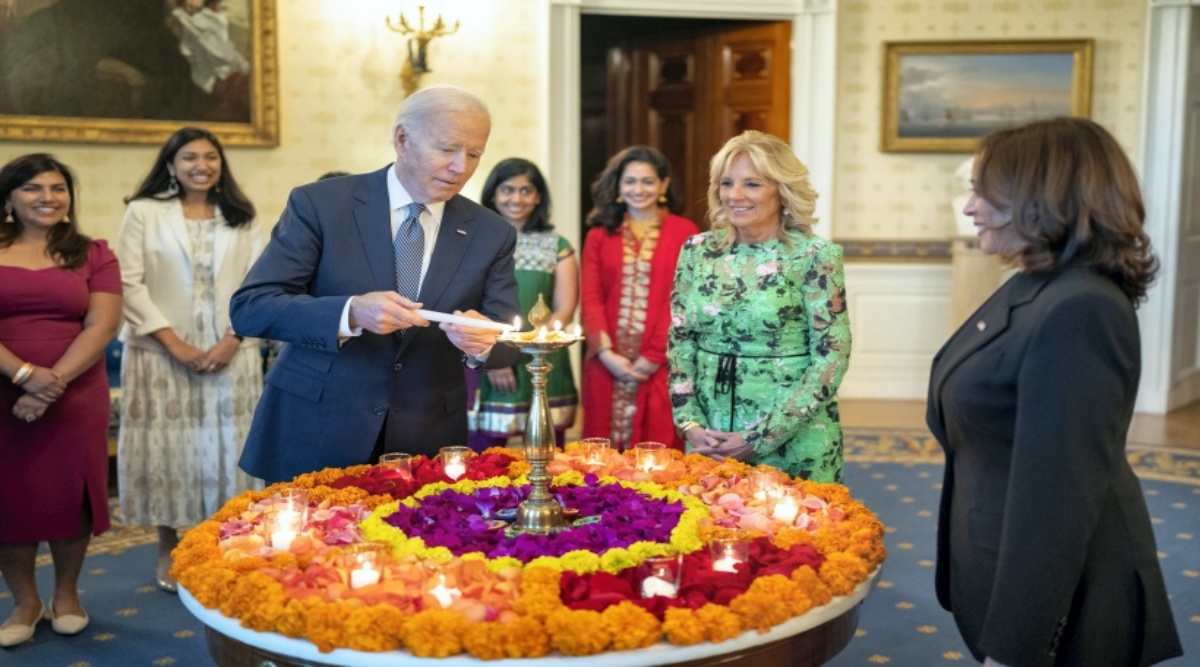 Diwali At White House Us President Joe Biden Celebrates Festival Of Lights With Indian