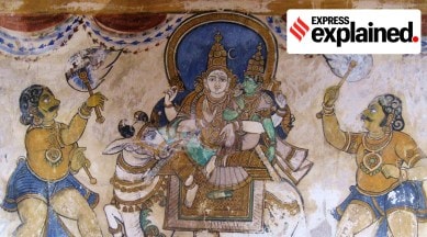 Temple fresco
