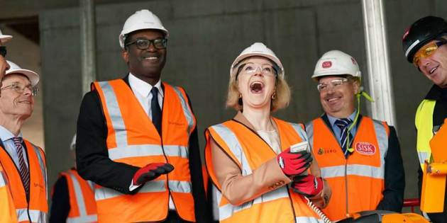 Liz Truss with Kwasi kwarteng