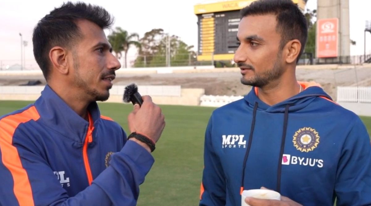 chahal-borrows-jacket-harshal-sips-tea-as-india-deal-with-freezing-cold-in-australia