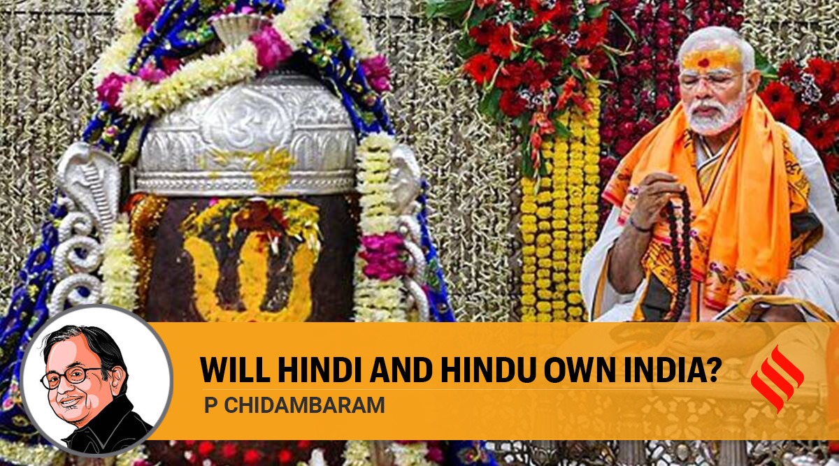 P Chidambaram writes: Will Hindi and Hindu own India?