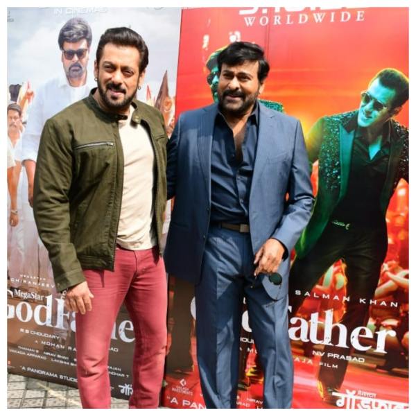 Salman Khan and Chiranjeevi