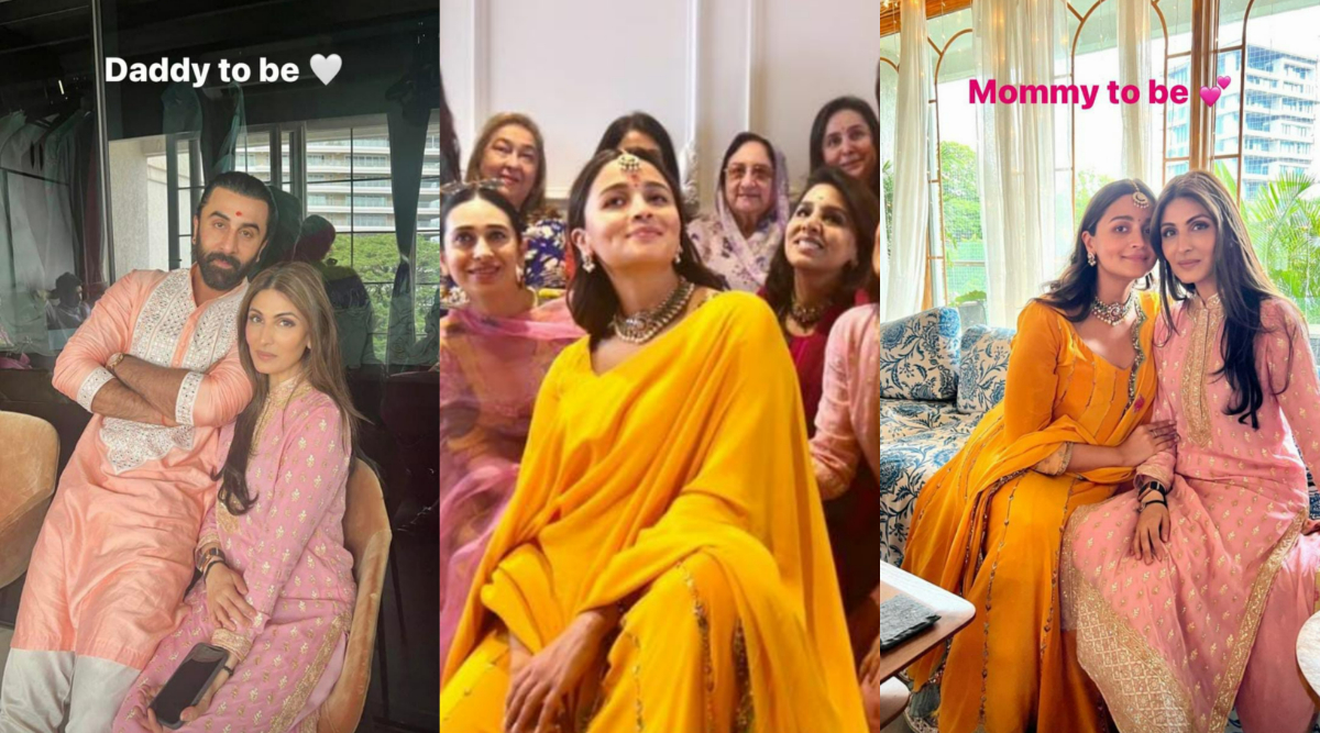 Inside Alia Bhatt's baby shower: Neetu Kapoor, Karisma Kapoor and others celebrate 'beautiful mama-to-be' - The Indian Express