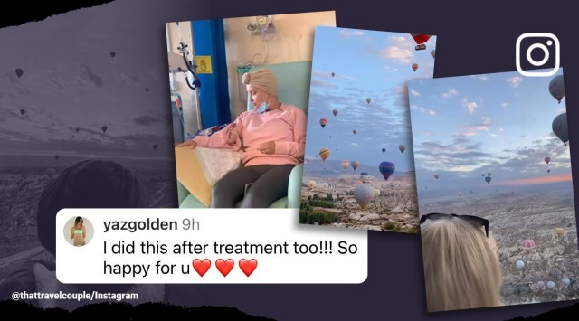 Couple travels to Cappadocia, Turkey, cancer, battling cancer, travel bloggers, viral, trending