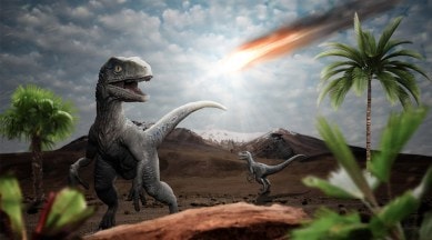 dinosaur asteroid tsunami