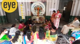 Durga Puja, Durga Puja 2022, Durga Puja rituals, Durga Puja celebrations, Durga Puja in suburbs villages of West Bengal, eye 2022, sunday eye, indian express news