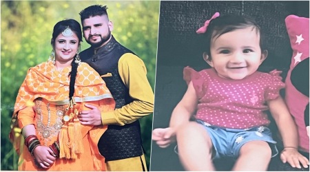 Photographs of the kidnapped family 