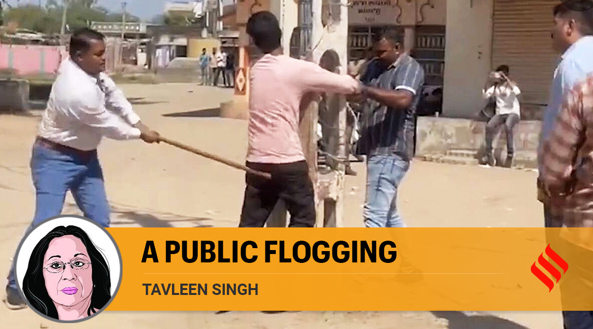 Tavleen Singh writes: A public flogging