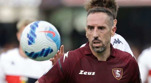 Franck Ribéry in action. (AP)