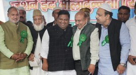 BJP, AAP and Congress, Eid-e-Milad-un-Nabi celebration, delhi Eid-E-Milad-Un-Nabi event, Delhi news, Delhi city news, New Delhi, India news, Indian Express News Service, Express News Service, Express News, Indian Express India News