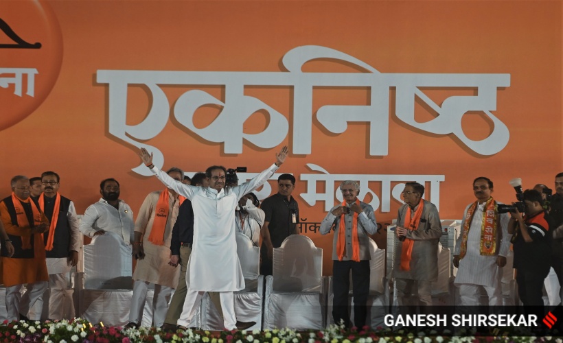 Sena Vs Sena: Uddhav, Shinde Factions Hold Massive Dussehra Rallies In ...