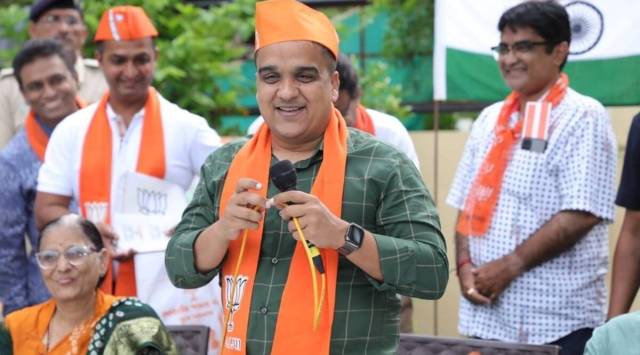 Gujarat Home Minister Harsh Sanghavi (File)